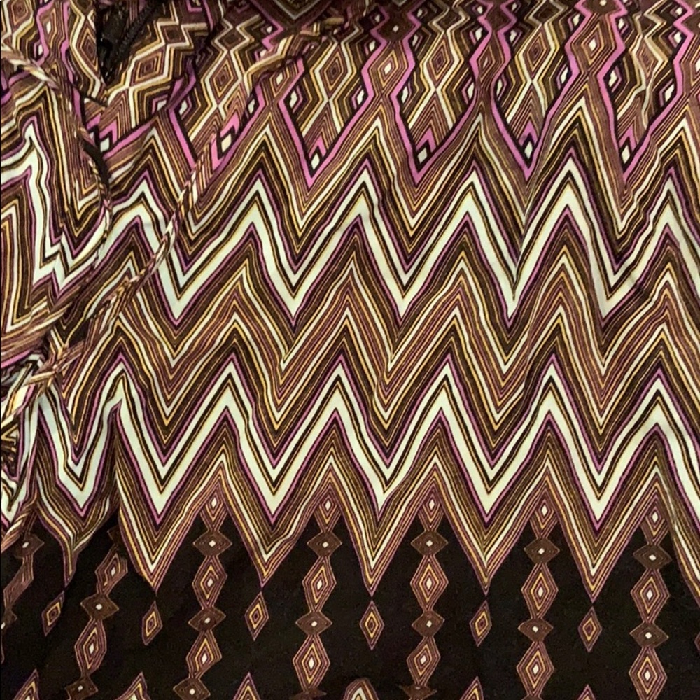 3/$15 Flowy Print Jennifer Lopez Pants - Picture 3 of 3
